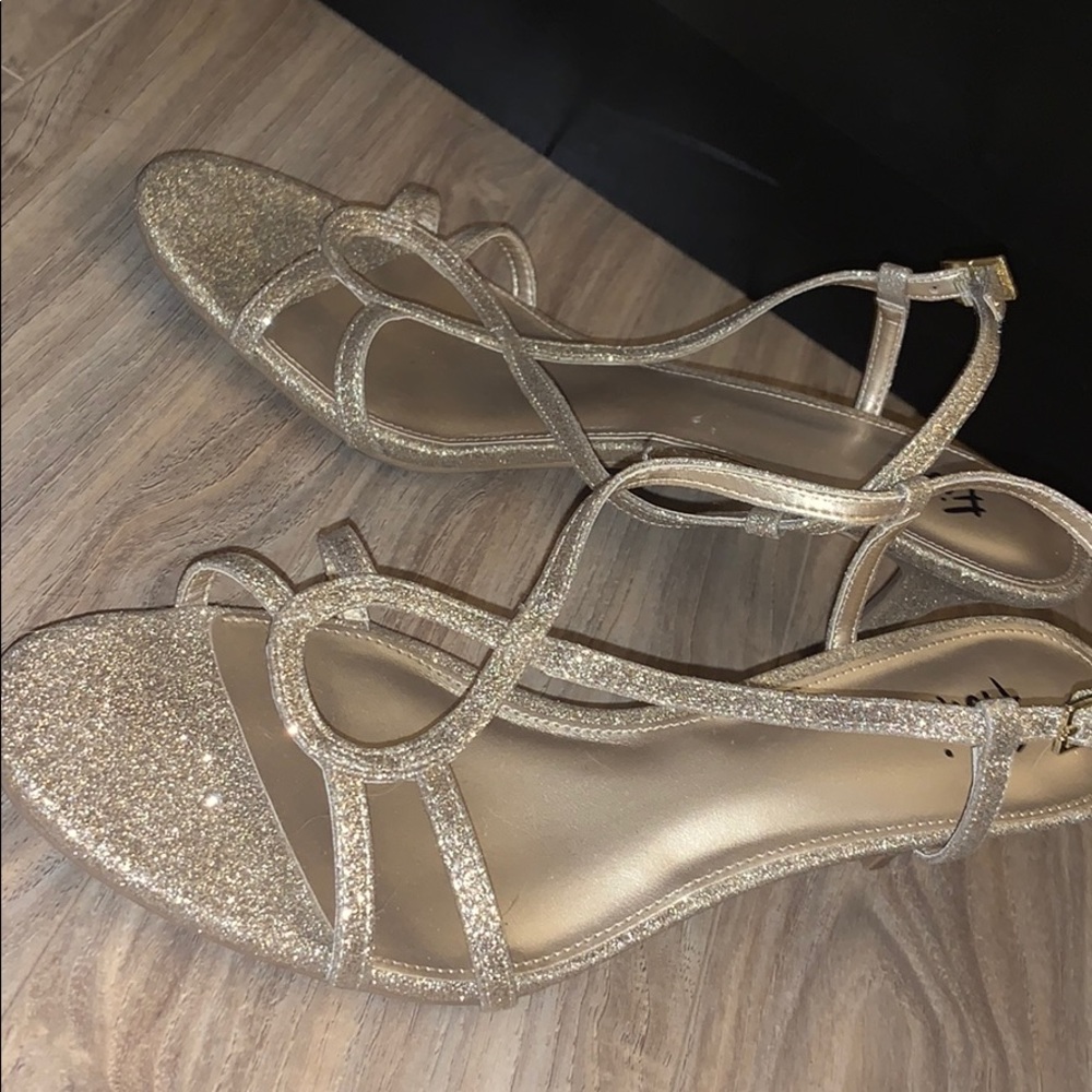 Gold heels